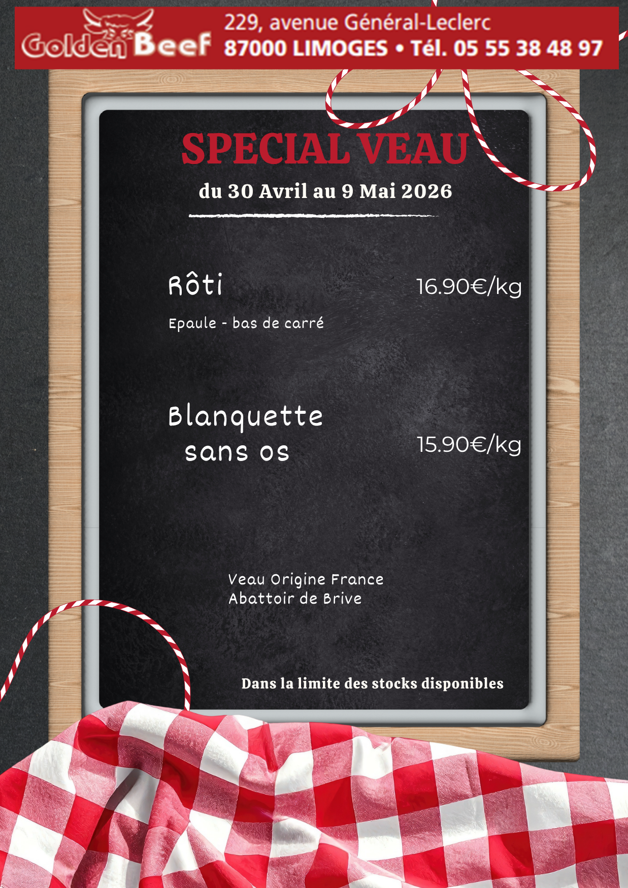 Promotions Veau